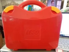 Lego Minifigure Bricks Storage Case Red