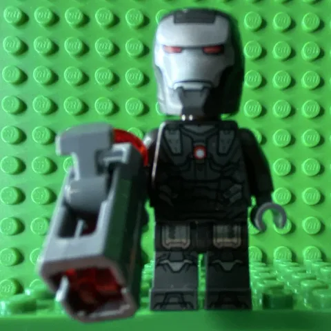 LEGO Super Heroes Minifigure War Machine - Silver Armor with Backpack