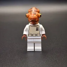 LEGO Admiral Ackbar Minifigure - 75003 7754 Star Wars Home One Mon Calamari