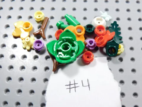 LEGO Lot of 20 Plant Lot Minifig Stems Leaves Flowers Lot #4 BJ
