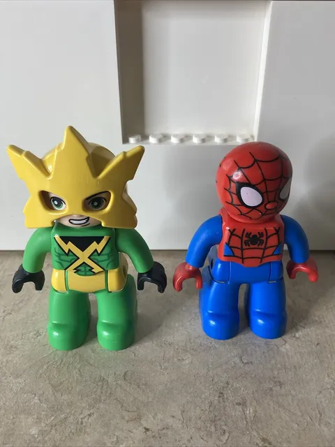 Lego Duplo Marvel Electro And Spider-Man Figure Super Heroes Villain Minifigure
