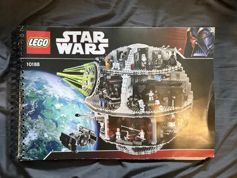 LEGO Star Wars Death Star 10188 Instruction Manual Only – Large 11x16