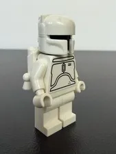 LEGO Star Wars 2010 Boba Fett White Prototype Minifigure SW0275 