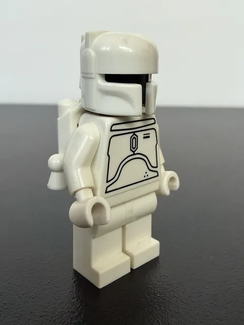 LEGO Star Wars 2010 Boba Fett White Prototype Minifigure SW0275 