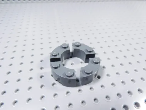 LEGO Lot of 4 Dark Bluish Gray 2x2 Macaroni Bricks BP