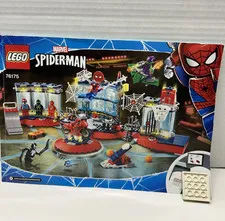 Lego 76175 Marvel Spiderman Attack on the Spider Lair Instruction Manual Only