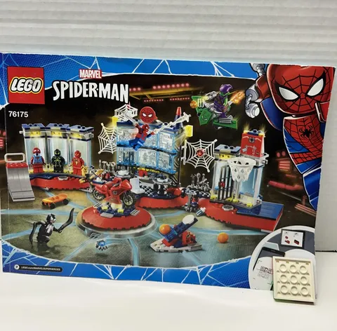 Lego 76175 Marvel Spiderman Attack on the Spider Lair Instruction Manual Only