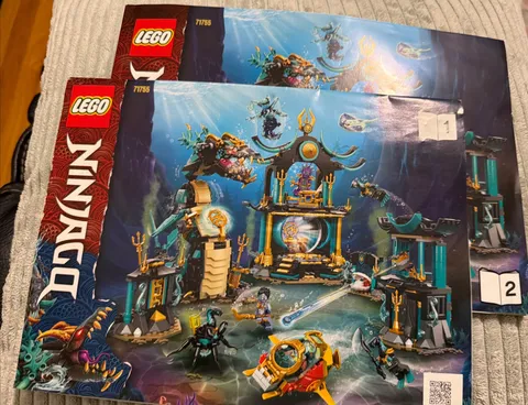 LEGO NINJAGO: Temple of the Endless Sea 71755 Manual ONLY Book 1 & 2