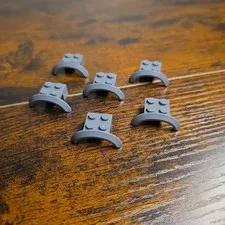 LEGO Dark Bluish Gray Vehicle Mudguard 4 x 2 1/2 x 1 with Arch Round (Part 28579