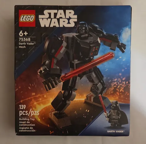 LEGO Star Wars 75368 Darth Vader Mech Mechs Complete Set 139 Pieces