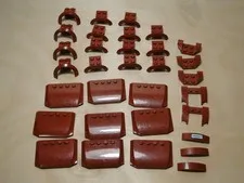 LEGO city vehicle mud guard wheel well arch Hood Bumpers Maroon Lot