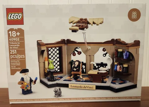 LEGO 40902 Tribute to Leonardo da Vinci Exclusive GWP New & Sealed!