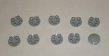 LEGO NEW 2x2 Light Bluish Grey Round Plate Rounded (10x) 4278273 Brick 2654