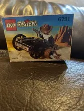 Lego Western Bandit's Wheelgun (6791) Instruction Booklet Only