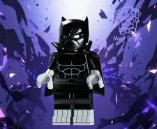 LEGO Marvel Comics Mr. J Brick Custom Black Panther Pad Printed Minifigure NEW