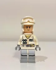 LEGO Star Wars Hoth Rebel Trooper Frown Face Minifigure sw0708 – Snow Battle