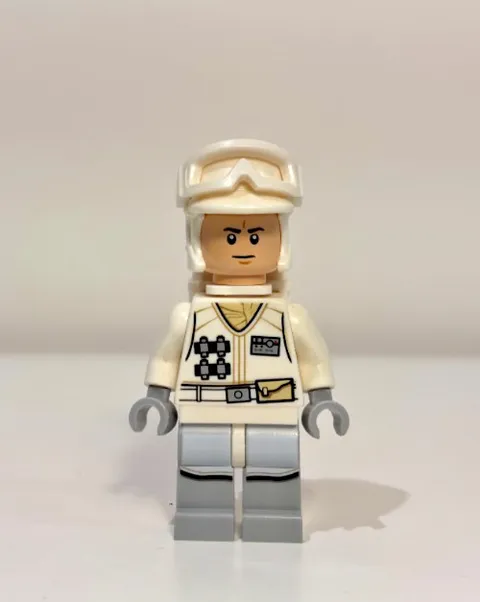 LEGO Star Wars Hoth Rebel Trooper Frown Face Minifigure sw0708 – Snow Battle