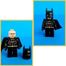 LEGO Batman Black Suit Classic Minifigure Figure Minifig 7781 7783 7785