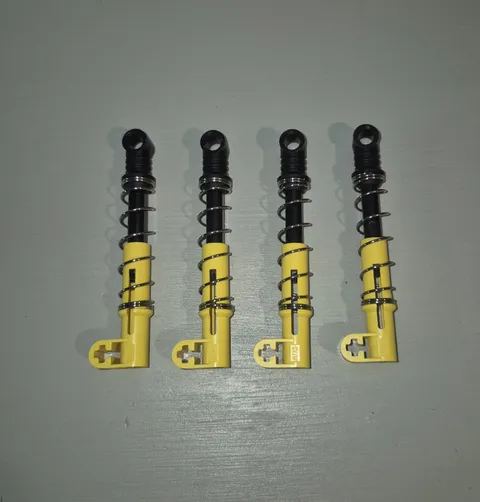 Lego Technic 9.5L Extra Hard Spring Shock Absorber 95292c01 (4 Pack)