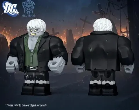 Mr J Brick  Custom Solomon Grundy Minifigure Lego DC Comics NEW