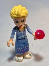LEGO Disney Princess Elsa W/ Crown dp069  Minifigure No Cracks
