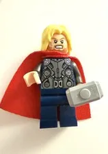 Lego Minifigure, Superhero SH0170, The Avengers Thor, Genuine, Great Condition