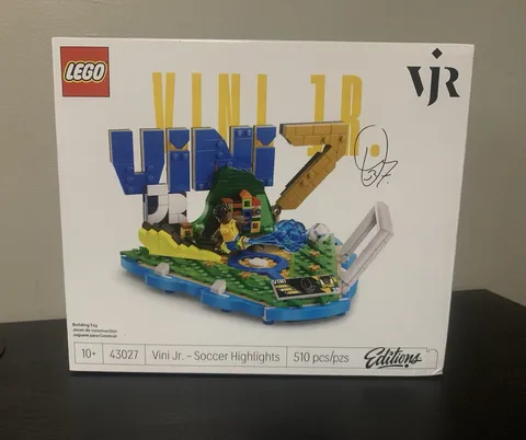 LEGO Editions Vini Jr. Soccer Highlights Set 43027 510 pcs Ages 10+