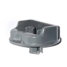 LEGO 7x Dark Bluish Gray Sports Minifigure Stand Hockey Shooter, Top inv.596