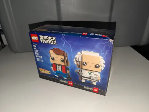 LEGO BrickHeadz 41611 Marty McFly & Doc Brown Back to the Future NEW SEALED