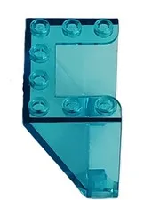 Lego 72475 35306 Windscreen 3x4x4 Inverted Translucent Light Blue