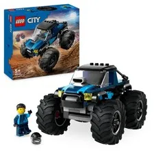 LEGO City Blue Monster Truck Toy for 5 Plus Year Old Boys & Girls, Vehicle Set w
