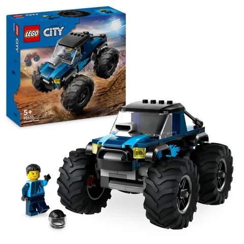 LEGO City Blue Monster Truck Toy for 5 Plus Year Old Boys & Girls, Vehicle Set w