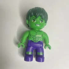 LEGO Hulk Minifigure Superheroes Figure Green with Purple Pants