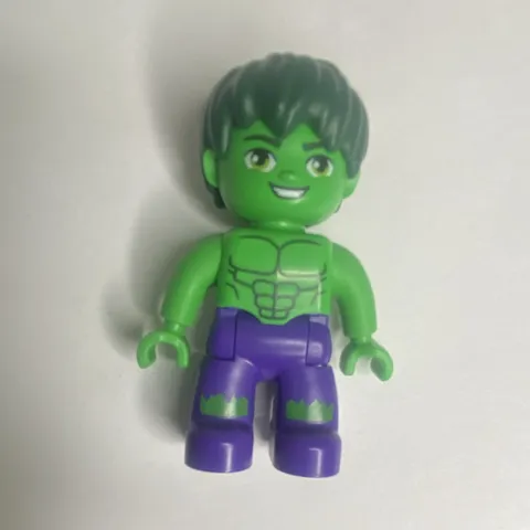LEGO Hulk Minifigure Superheroes Figure Green with Purple Pants