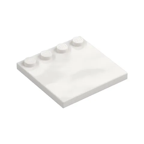 LEGO 4x White Tile, Modified 4 x 4 with Studs on Edge inv.596