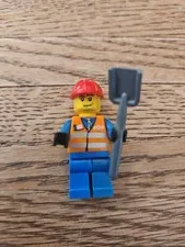 LEGO City Airport Worker Minifigure with Shovel