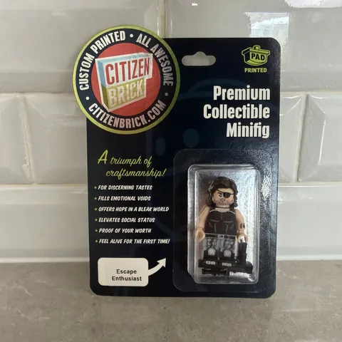 Citizen Brick Escape Enthusiast - Custom Minifigure Pad Printed on 💯 Lego