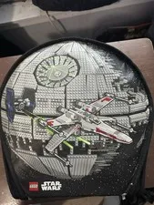 Used 2012 Lego Star Wars Carrying Case Playset Death Star X-Wing