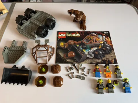 Lego 4950 Rock Raider Partial Set, Rock Raider Minifigures & Accessories