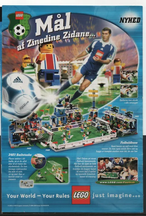 LEGO ADVERTISING INSERTS #  1-2060 # SOCCER # 2000 #