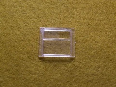 * 6 * New Lego 4034 Train Windows Glass 1x4x3 Fits 3853 4033 6556 Year 1980-2011