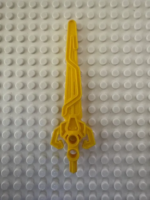 LEGO Large Figure Weapon, Sword Rascus with Axle 47463 Yellow