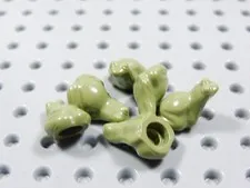 LEGO Lot of 6 Olive Green Tree Frogs Frog Animal Minifig BQ