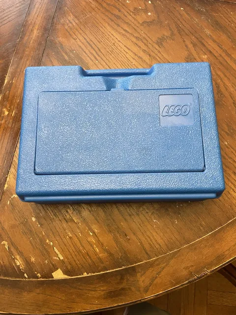 VINTAGE Lego Case 9.5x13 80s Made in USA Box Carrying Container Hard Plastic