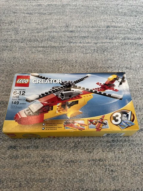 LEGO CREATOR: Rotor Rescue (5866) New NISB Set Kit  2010 4567209 149 Pieces