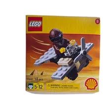 LEGO Shell Promo Set 2542 Airplane Polybag 18 Pieces 2000 Sealed New Box