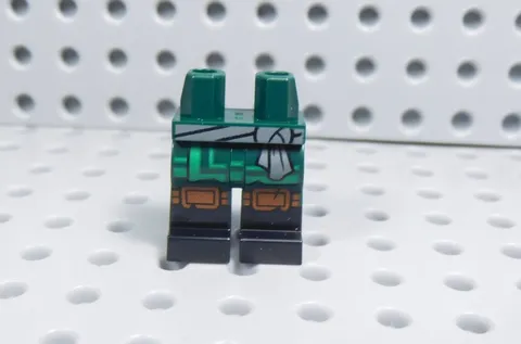 LEGO Dark Green w/ Black Printed Ninja Legs Pants Minifig AY