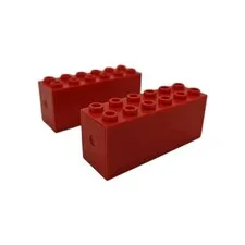 LEGO 73090 73843 Weighted Brick 2x6x2 Train Boat Weight Bottom Sealed Red 