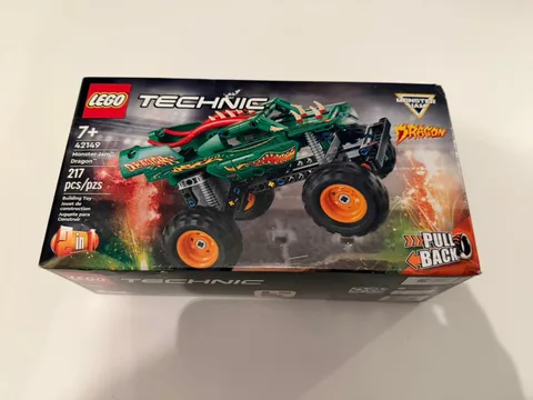 Lego 42149 Technic Monster Jam Dragon New Sealed Retired