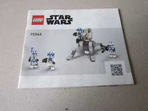 Lego System Building Instructions Instruction Star Wars 75345
